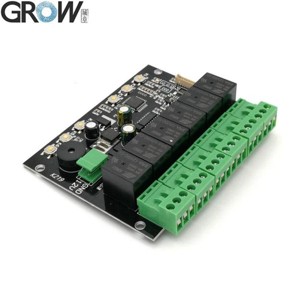Плата управления доступом GROW K219-B+G16 DC12V с паролем администратора/пользователя, отпечатками пальцев и 6 реле для системы контроля доступа к дверям