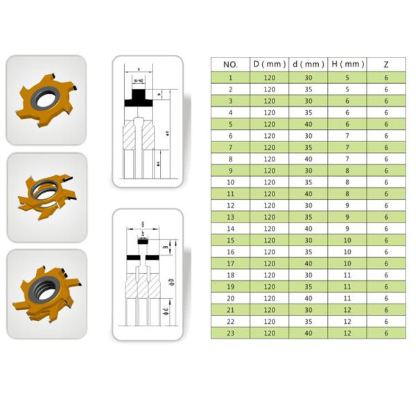 Cortador profesional de la carpintería de la etiqueta privada del cortador de la carpintería de la venta PCD de la fábrica