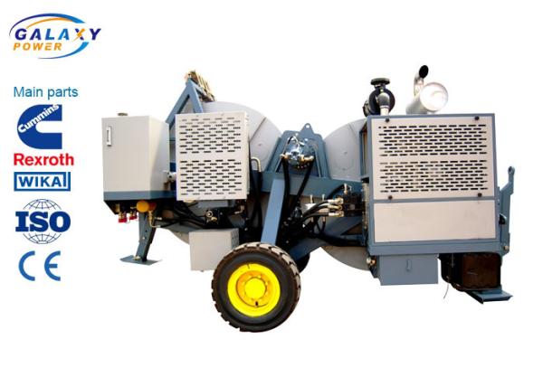 Os condutores gêmeos tensionam a amarração do entalhe hidráulico do total 6230kg 2×5 do tensor do equipamento