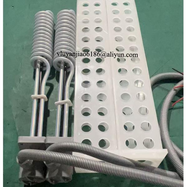 Vertical Spiral Teflon PTFE Immersion Heaters 400v 1p 2kw With PP Protection Cover