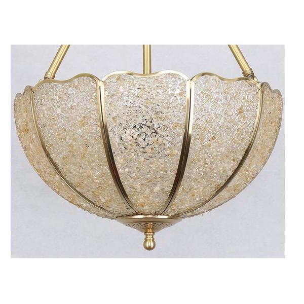 All Copper Crystal Chandelier Living Room Bedroom Study Hotel Room Homestand  Watermelon Light