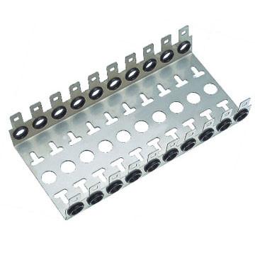100 Pair Krone Module Stainless Steel Back Mount Frame  With Rubber Ring YH6973121010