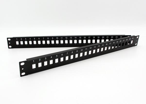 Small Dimension Fiber Optic Distribution Panel 1U 8/12/24/32 Ports With 1.5mm CRS
