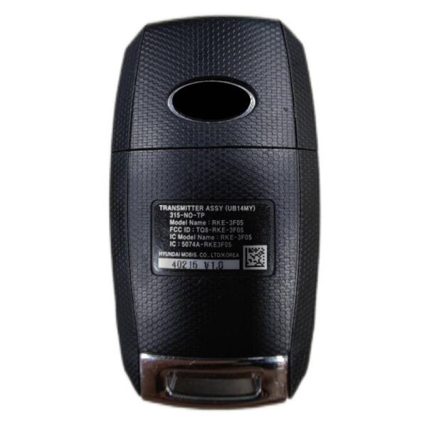HN008324 2014-2017 Kia Rio Flip Remote Key TQ8-RKE-3F05 95430-1W003 315MHz