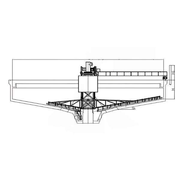 7.5kw Sludge Thickener Wastewater Treatment 24M Width Thickener Equipment