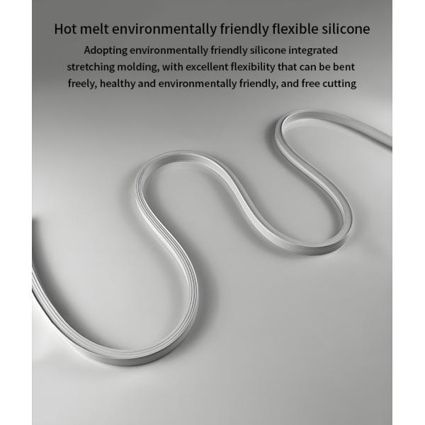 Silicone LED Strip Light Cover 10*10mm Indoor Flexible LED Strip Cover With Neon Border