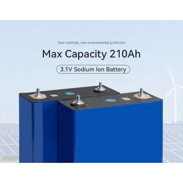 High Capacity 210Ah 3.1V Sodium Ion Battery Prismatic Cell with 4000 Cycles for Energy Storage Systems
