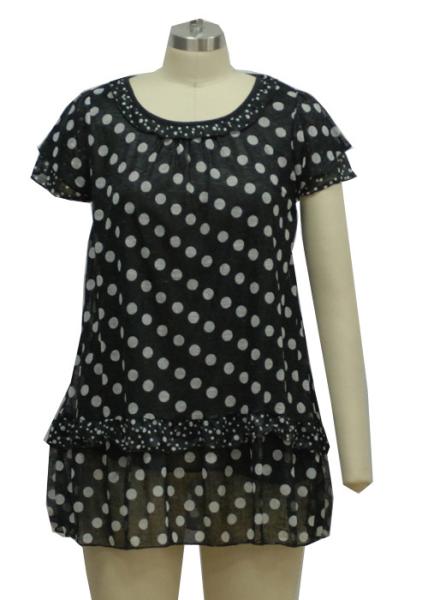 100% Polyester Women'S Chiffon Dresses , Classic Black And White Party Dresses