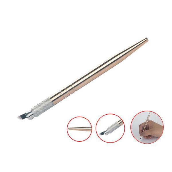 60 G Heavy Gold Metal Manual Permanent Makeup Pen For Eyebrow Tattoo