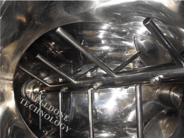 V controlo a distância de aço inoxidável industrial da máquina de mistura do pó da forma