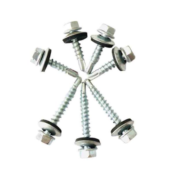 Винты металла M4.8 собственной личности головы наговора SUS304 выстукивая с шайбой EPDM