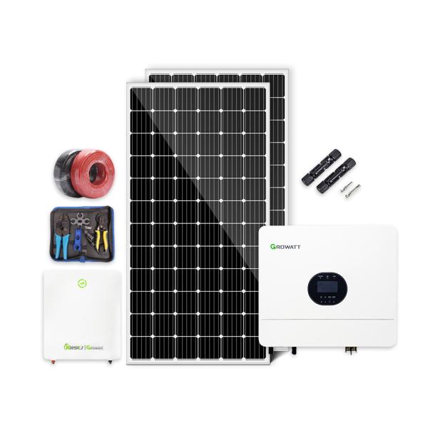 Home Solar System Off-Grid 10KW Inverter with 10KWH Wall Mount Lithium Battery for Home Energy Storage
