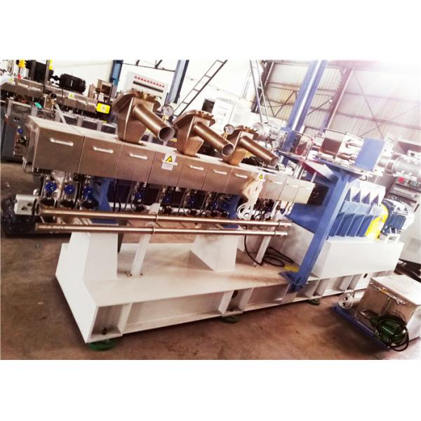 Industrial Two Screw Extruder With Strand Pelletizing System for PET Reycling