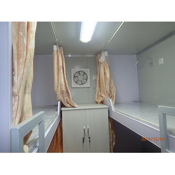 Одиночная жилая полуфабрикат спальня кровати дома 8 контейнера 20GP