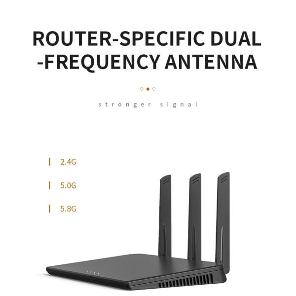Banda doble 3G 4G LTE 5dBi Modem de paleta plana WiFi Antena Diseño ligero 25g Peso