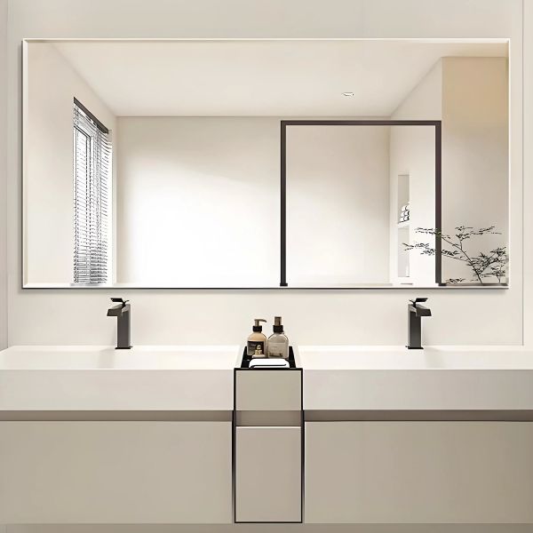 2m - 20m Trendy Colorful Bathroom Mirror For Bedroom Shower Room Spaces