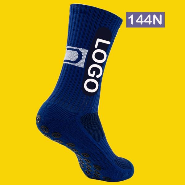100% Cotton Mens Football Regular Sport Grip Socks Lace Socks