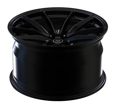 18X10.5 a forgé les jantes noires de 1 de morceau de Monoblock satin de roues pour BMW Mercedes Porsche
