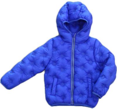 Solid Color Childrens Lightweight Down Jacket , Leisure Style Thin Kids Padded Coat