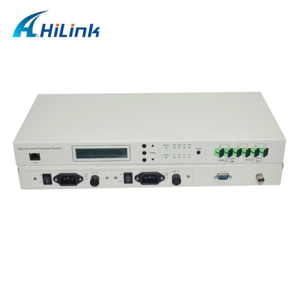 линия SC APC 1U 1+1 OLP оптически скорости переключателя системы защиты высокий