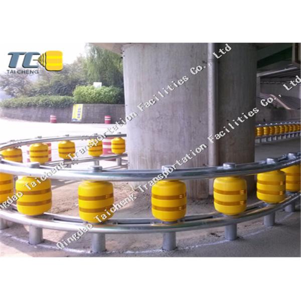 Продвинутая технология Rolling Guardrail Barrier Устойчивая к ударам