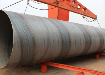 SSAW Steel Pipe with 5mm-25.4mm Wall Thickness and 219.1mm-2540mm Outer Diameter for Low Pressure Liquid Delivery