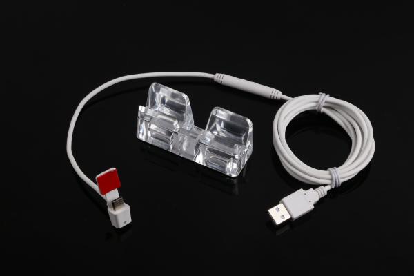 COMER Universal alarm Stand Acrylic display Cell Phone mobile charger Holder for retail store
