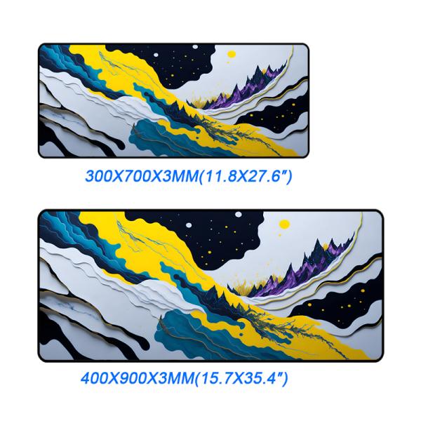 Personalized DIY Abstract Pad Mouse Custom for Home Office Gifts 400x900 Gaming Style