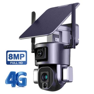 10x Optical Dual Lens 4G Solar Camera Wireless With Full Colour LED Night Vision