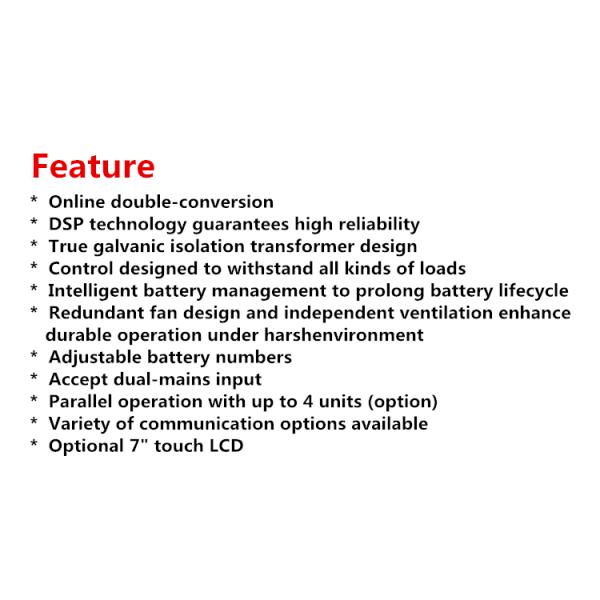 Карта Snmp волны синуса UPS 10kva 100-240VAC 10kw высокочастотная онлайн чистая