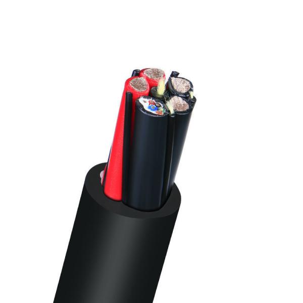Cable électrique isolé en PVC sur mesure avec enveloppe imperméable et plusieurs noyaux