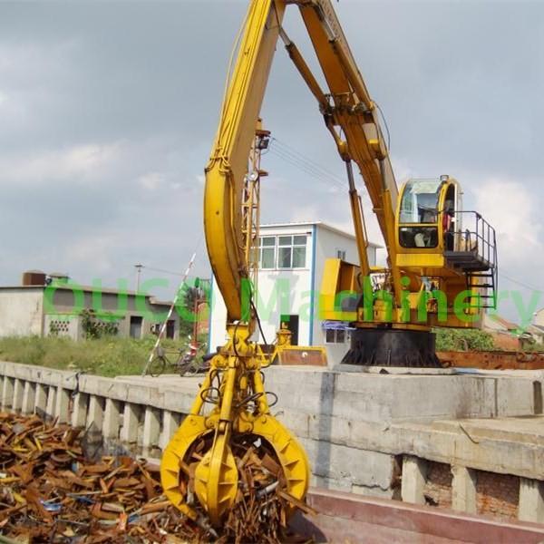 Profundidade Crane Grab Bucket hidráulico da estação 10Tm 3.2m do lixo