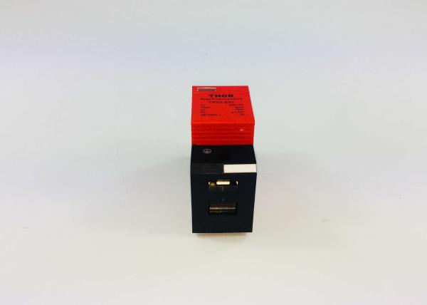 Commercial Lightning Surge Protection Devices , 80KA Home Surge Protection Unit Switch