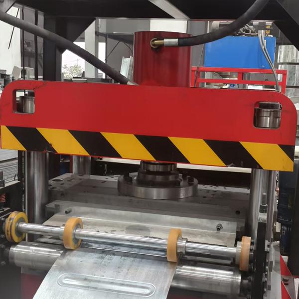 Steel Cable Tray Cover Machine Powered by Hydraulic Cutting Type and 380V Voltage