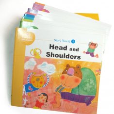 ODM popular square glossy UV cardboard paperback colour Childrens Book Printing