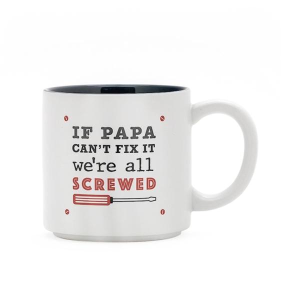 Ceramic Dad Mug Coffee Mug White Color With Creative WordsKING DAD Customized 12Oz For Gift