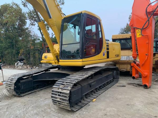 High Efficiency Used Komatsu PC200 6 Excavator Original Japan Powerful