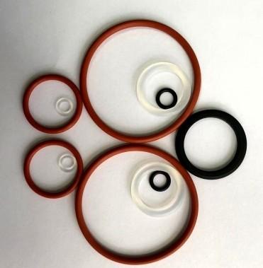 Custom Silicone Rubber Sealing O Rings 30-80 Shore A