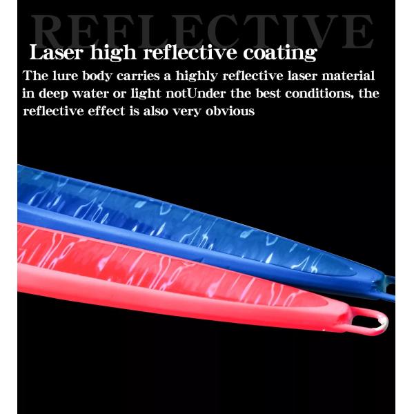 Artificial Slow Pitch Jigging Lures Spinnerbait Fishing Lure Metal Jigging Lures