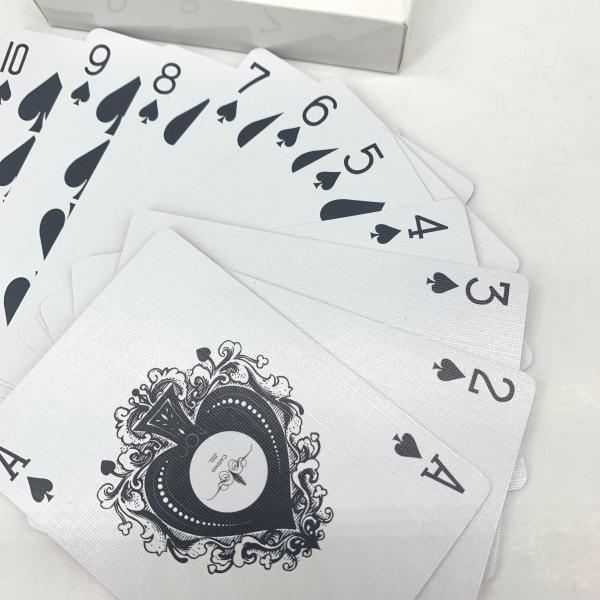 300gsm Casino Poker Cards 63*88mm German Black Core Paper
