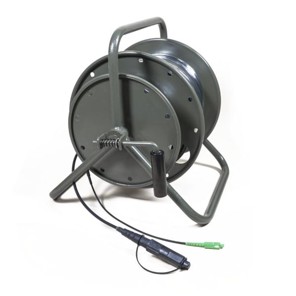 Портативный кабельный катушка с Optitap SC TPU Внешний бронированный волоконно-оптический кабель