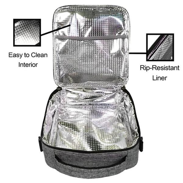 Trending Insulated Tote Bags Backpack For Food Easy Clean Interior Rip Resistant Liner