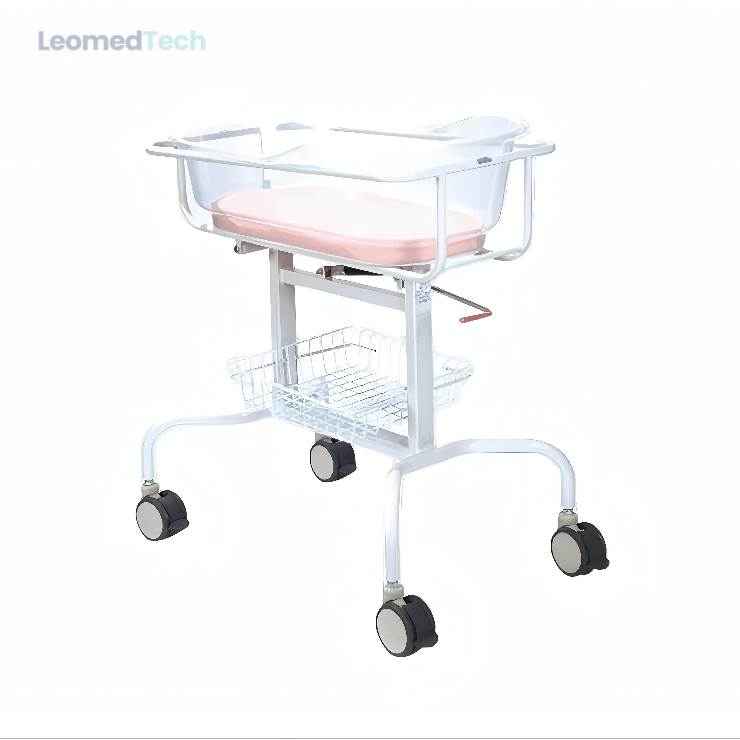 Japanese-Style Inclining Baby Crib with Adjustable Incline (0-12°), Imported PP Plastic & Powder-Coated Steel Frame