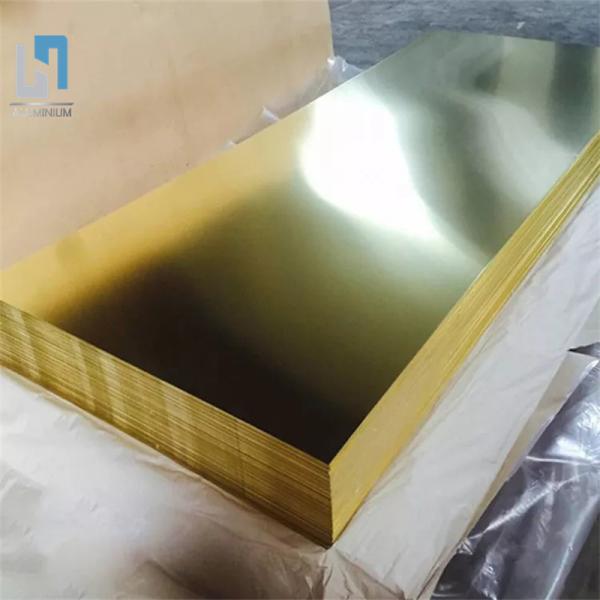H62 H65 Brass Plate 5mm , thin brass sheet C67400 for thermal devices