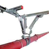 Galvanized Earthquake Seismic Support Bracket With Bolted Installation