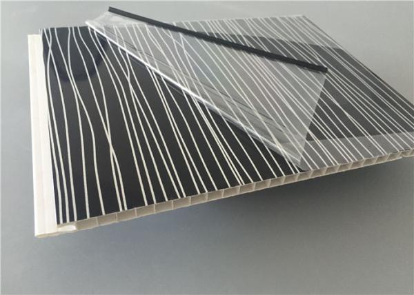 Panneaux de mur multi de PVC de noir de fonction avec l'OEM/ODM d'argent disponibles