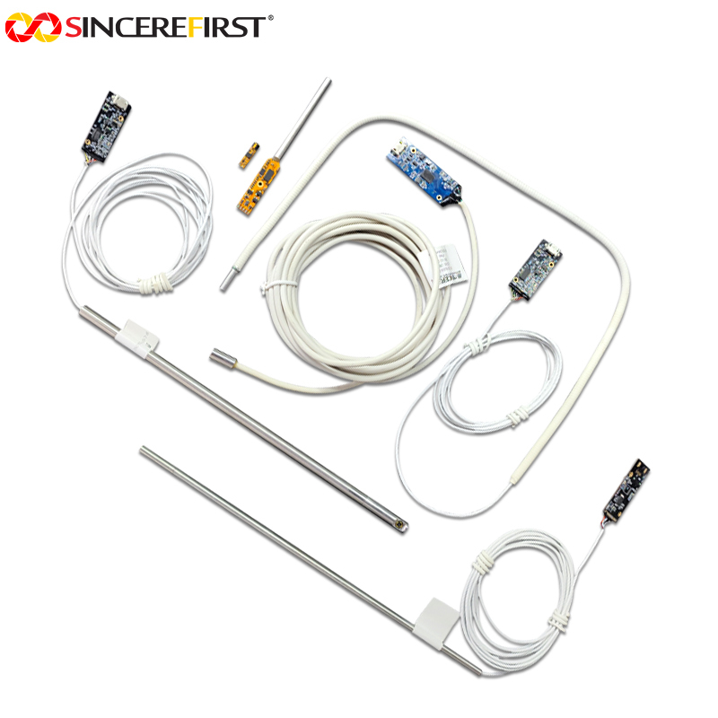Triple-Lens USB Endoscope Camera for Two-View Pipe Inspection
