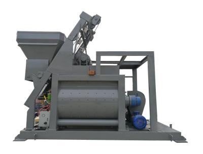Self Loading Cement Mixer Machine , Double Shaft Construction Mixer Machine