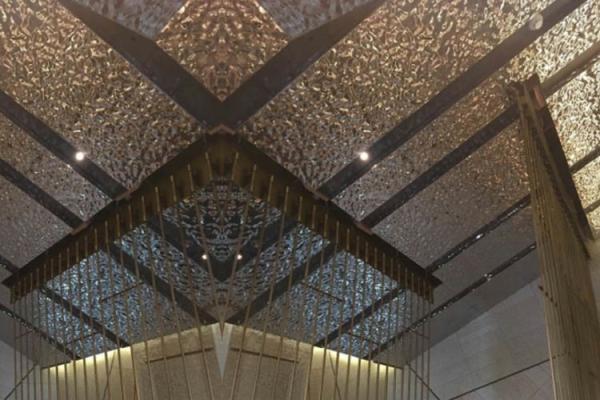Generous Beautiful Commercial Ceiling Tiles , Stainless Ceiling Tiles Standard Size 10 / 15MM
