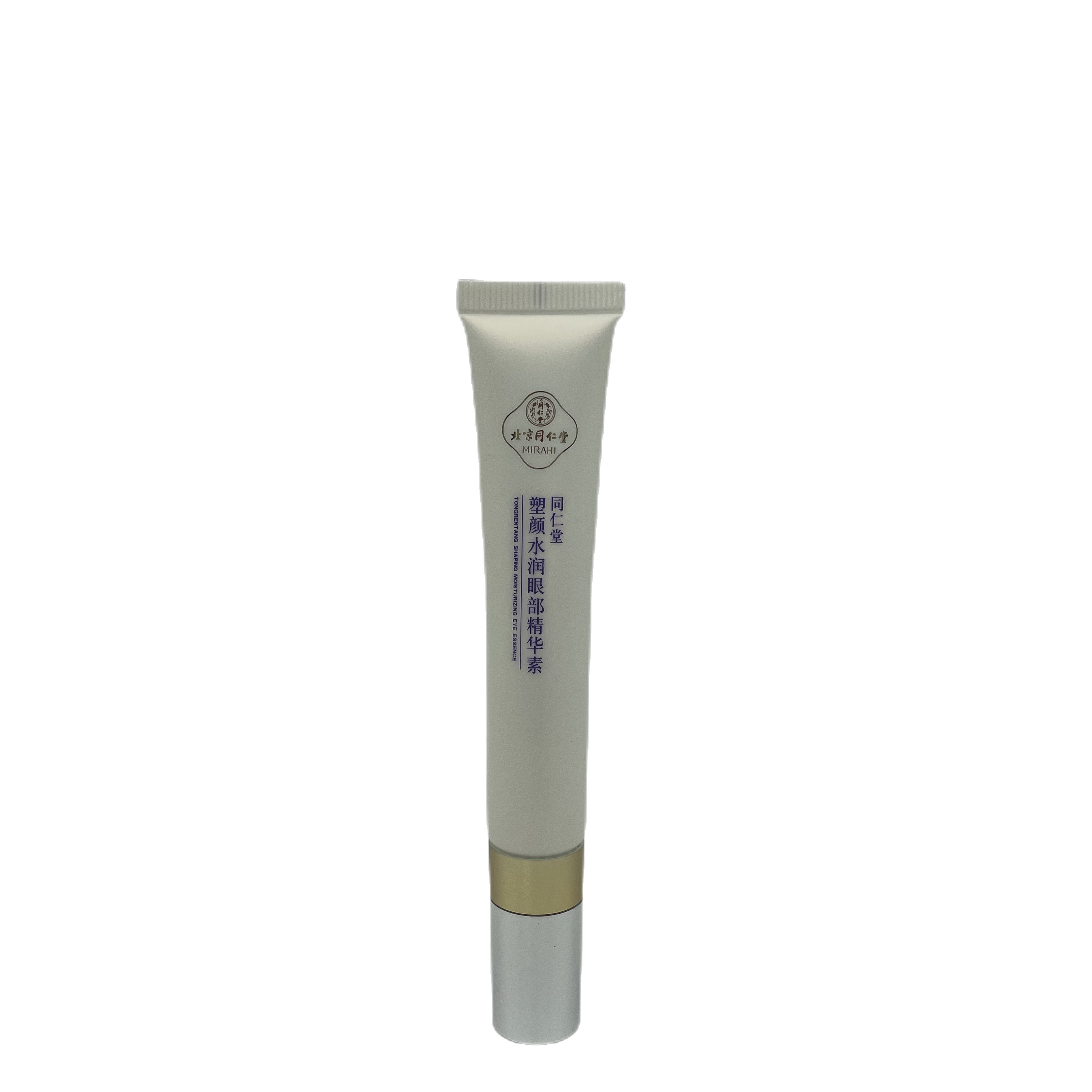10ml Sliver Eye Cream Cosmetic Tube in Stock 15ml Squeeze Soft Tube with Massage Applicator Zinc Alloy Eye Cream Tube Packaging
